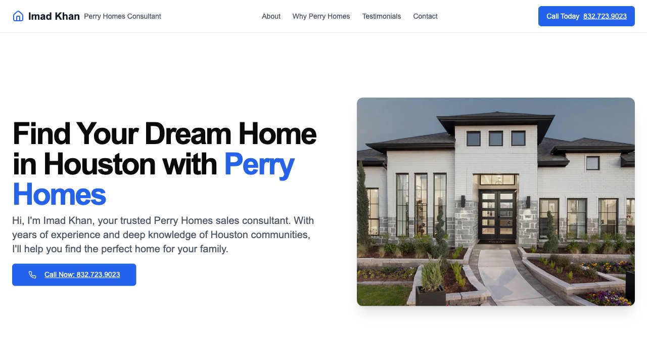 Imad Sells Dreams website screenshot
