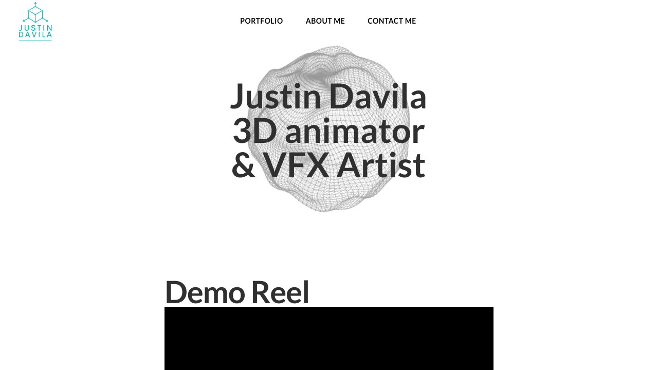 Justin Davila website screenshot