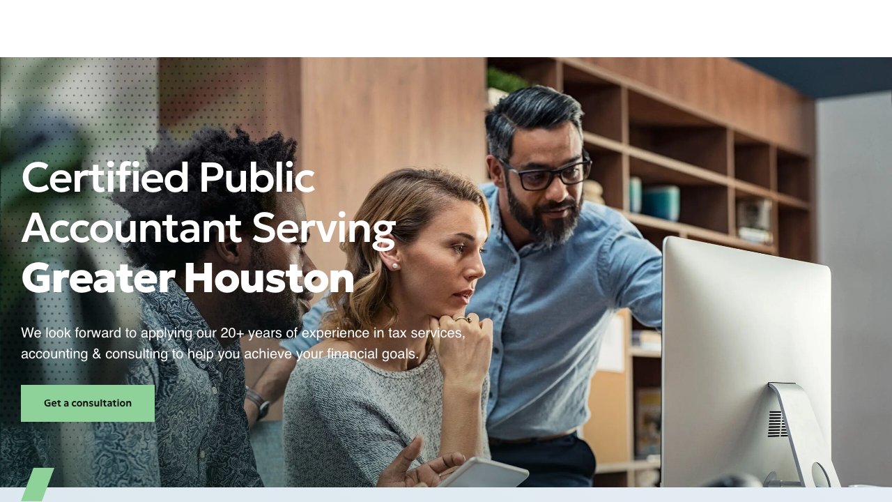 SRB Financial Services website screenshot